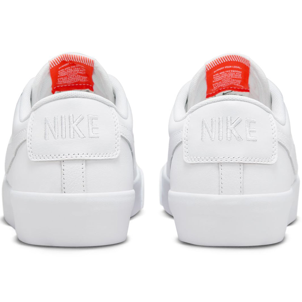 Nike SB Orange Label Zoom Blazer Low Pro GT ISO Shoes White/White-White-White