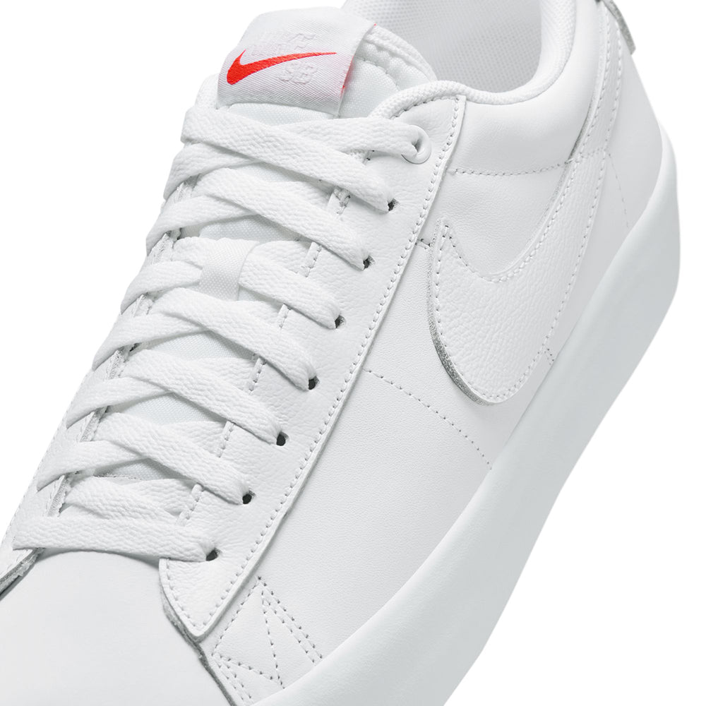 Nike SB Orange Label Zoom Blazer Low Pro GT ISO Shoes White/White-White-White