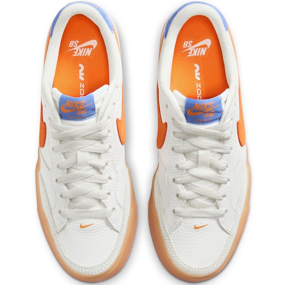 Nike SB Pogo Plus Premium Shoes Summit White/Bright Mandarin