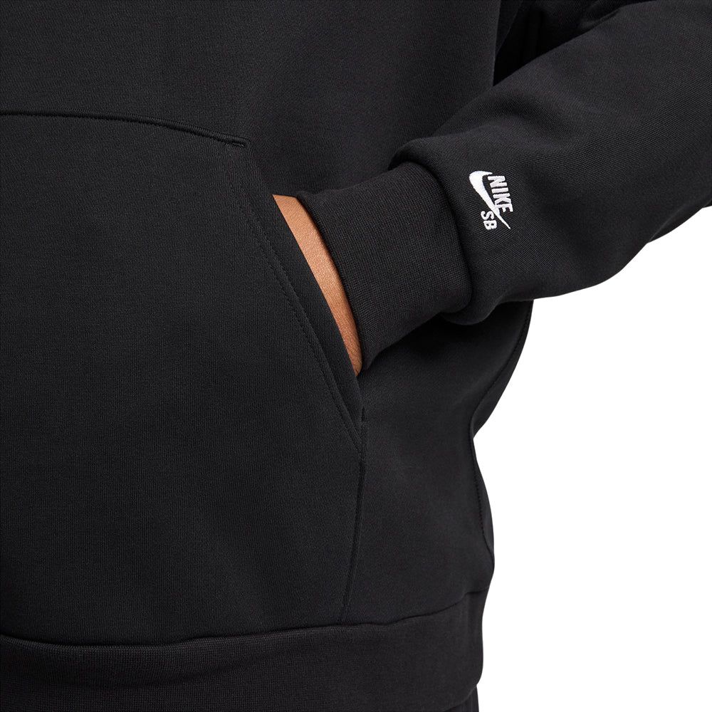 Nike SB Stallion Fleece Pullover Hoodie Black/White