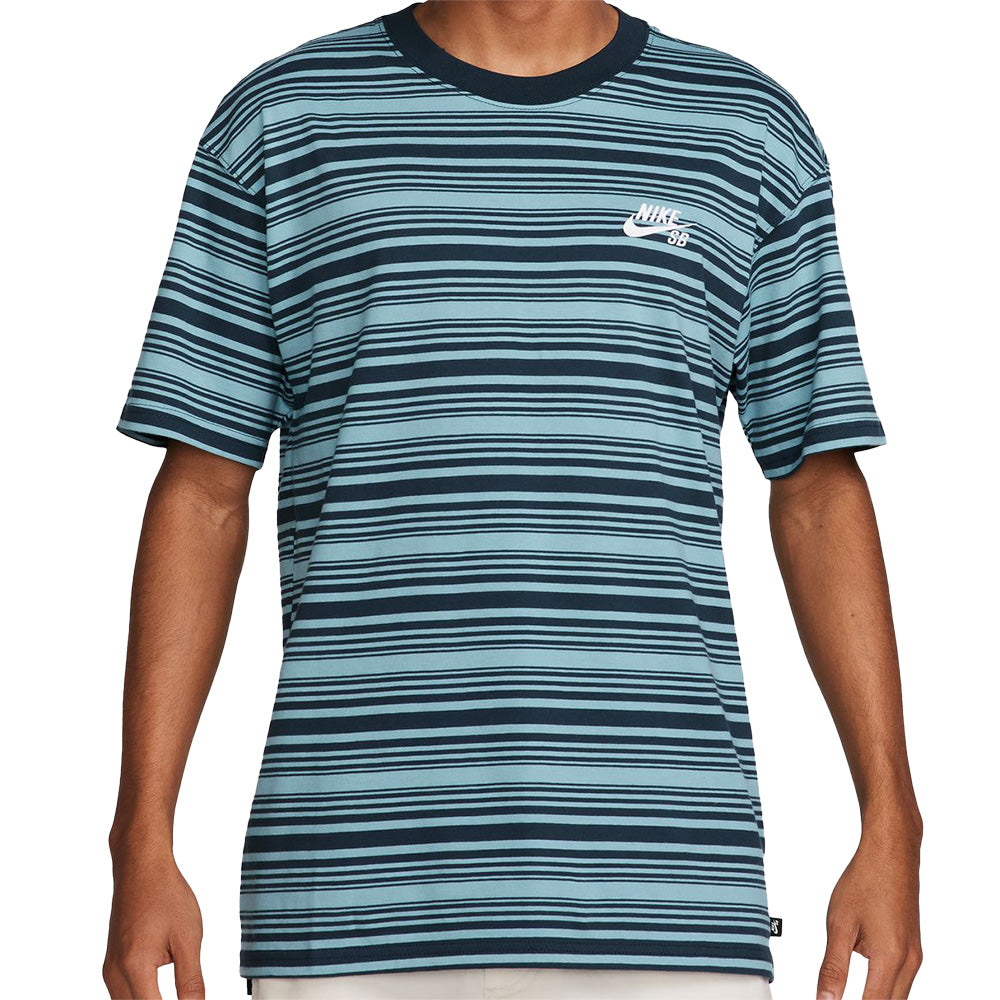 Nike SB Stripe Max90 T Shirt Denim Turquoise