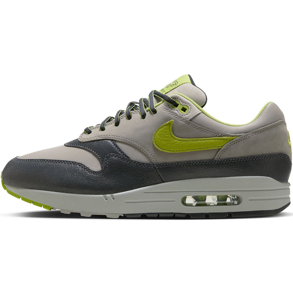 Nike x HUF Air Max 1 Shoes Anthracite/Pear-Medium Grey-Flat Pewter