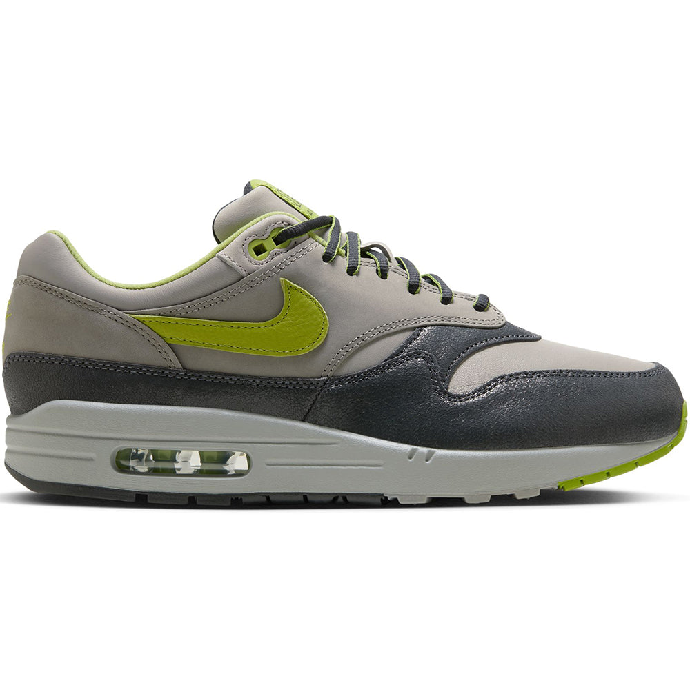Nike x HUF Air Max 1 Shoes Anthracite/Pear-Medium Grey-Flat Pewter