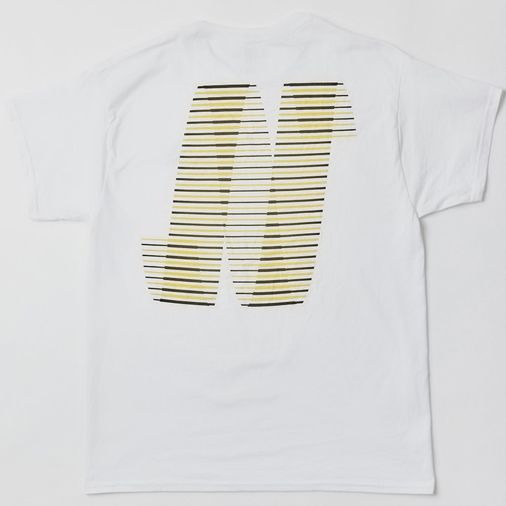 North N Logo T Shirt White/Black/Yellow