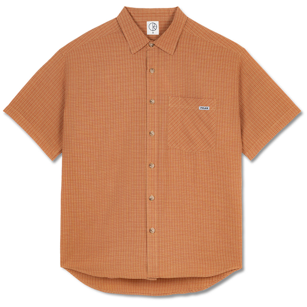 Polar Skate Co Mitchell Shirt Rust