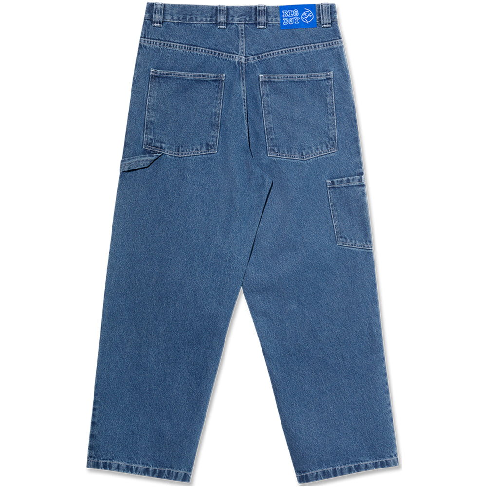 Polar Skate Co Big Boy Work Pants Blue Wash