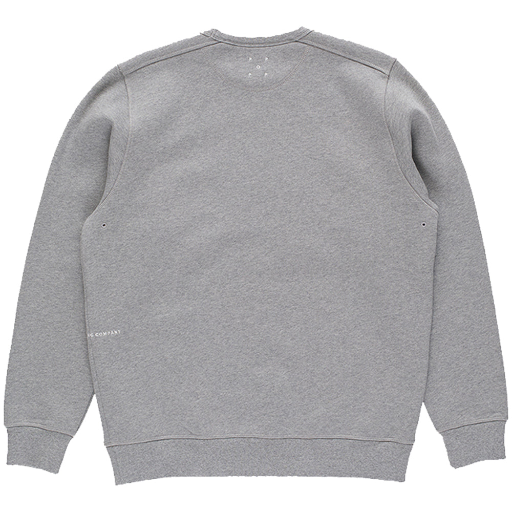 Pop Trading Company Arch Crewneck Sweat Heather Grey