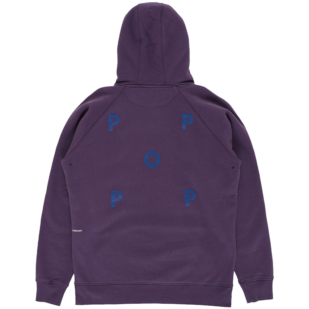 Pop Trading Company Logo Hooded Sweat Mysterioso