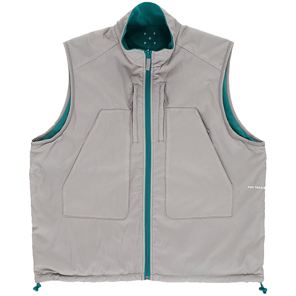 Pop Trading Company Reversible Safari Vest Wet Weather/Bayberry