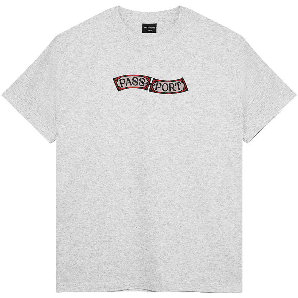 Pass~Port Red Flag Tee Ash