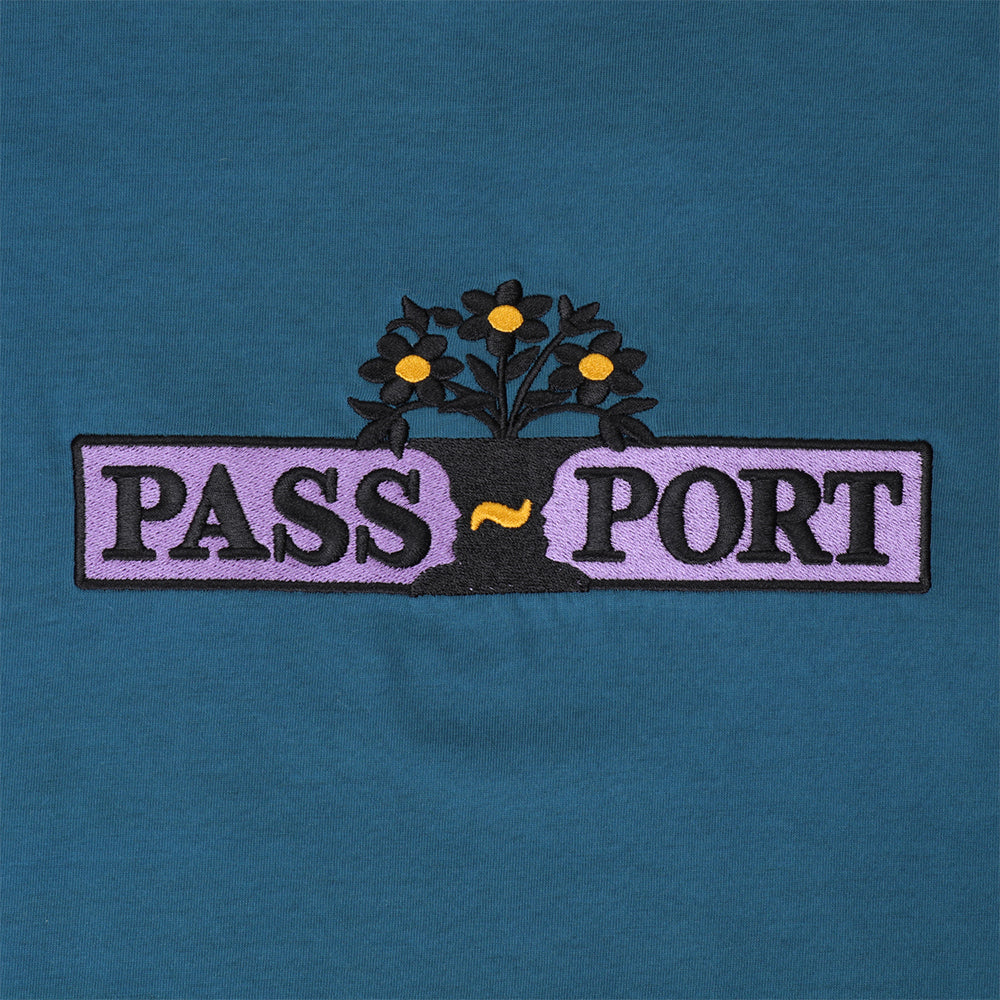 Pass~Port House Plant Organic Tee Teal