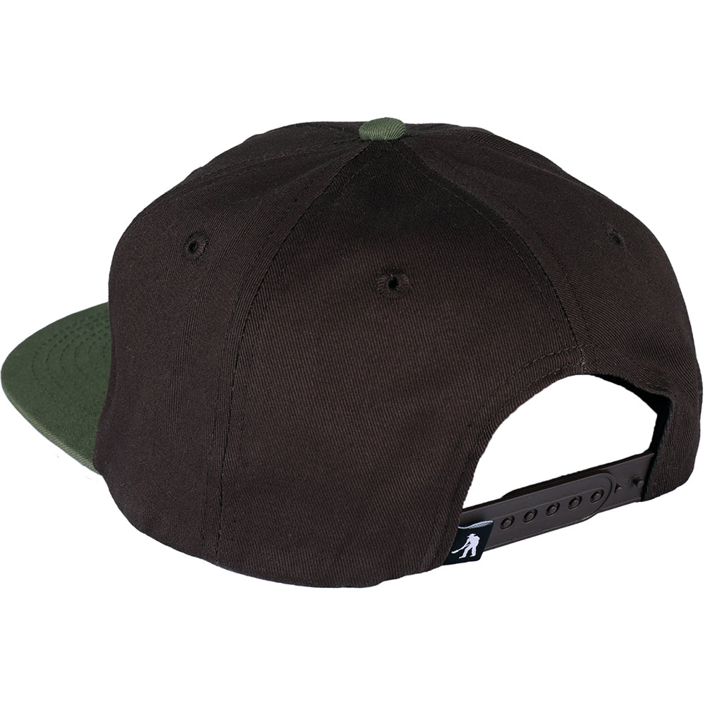 Pass~Port Coiled Workers Cap Military Green/Chocolate