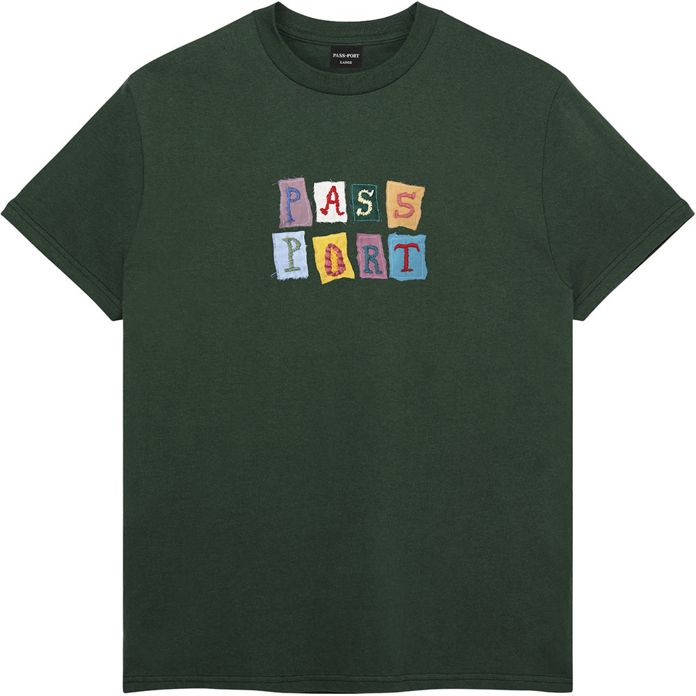 Pass~Port Patchwork Tee Forest Green