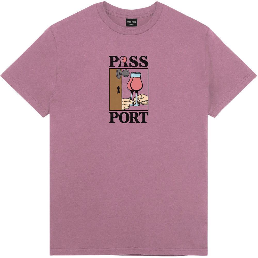 Pass~Port What U Think U Saw Tee Washed Berry