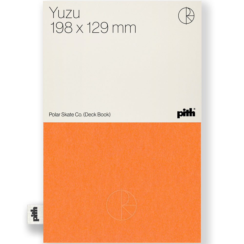 Pith x Polar Skate Co Deck Book Orange