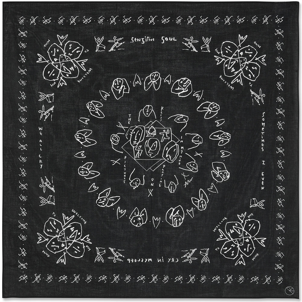 Polar Skate Co Bandana Black