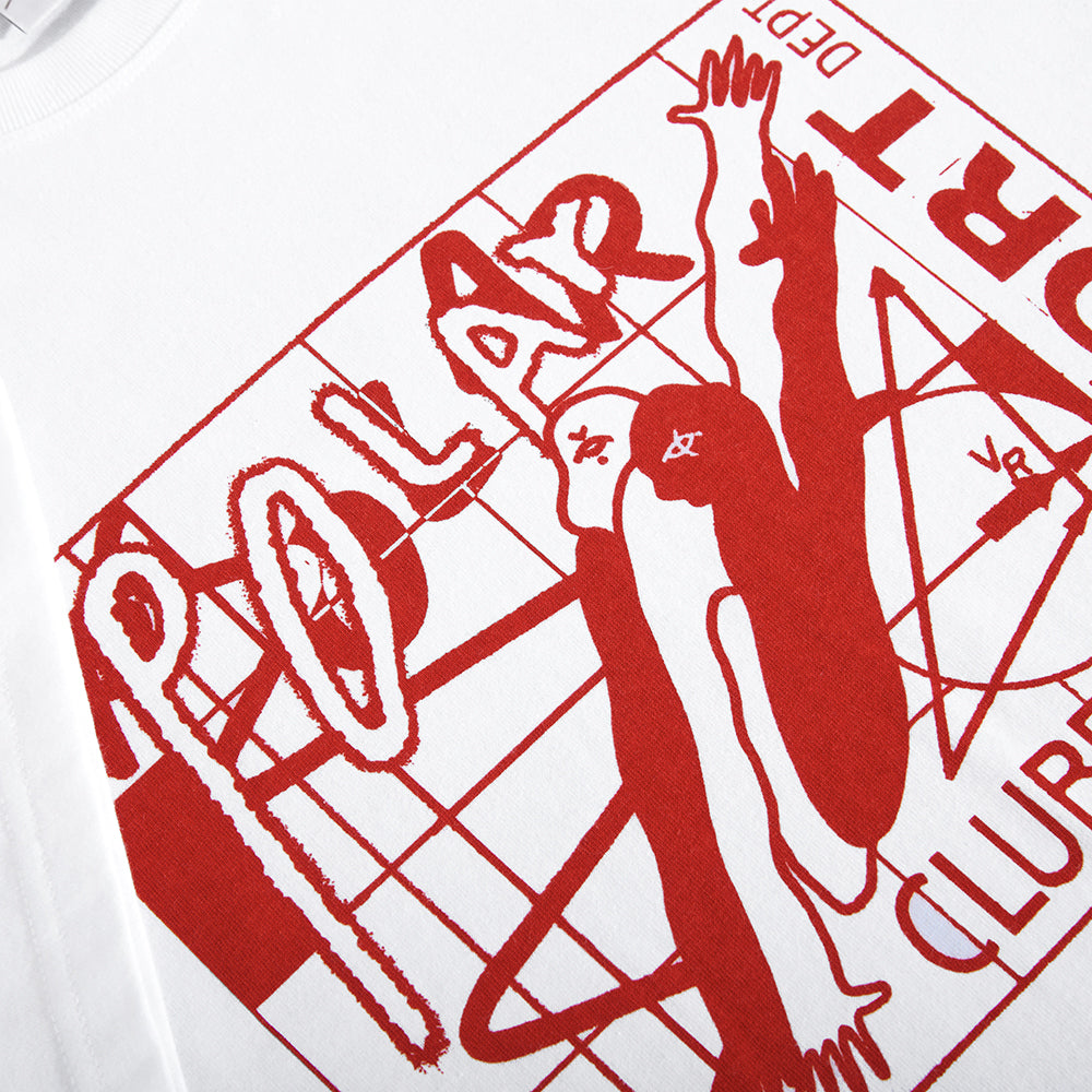 Polar Skate Co Clubb Inc Tee White