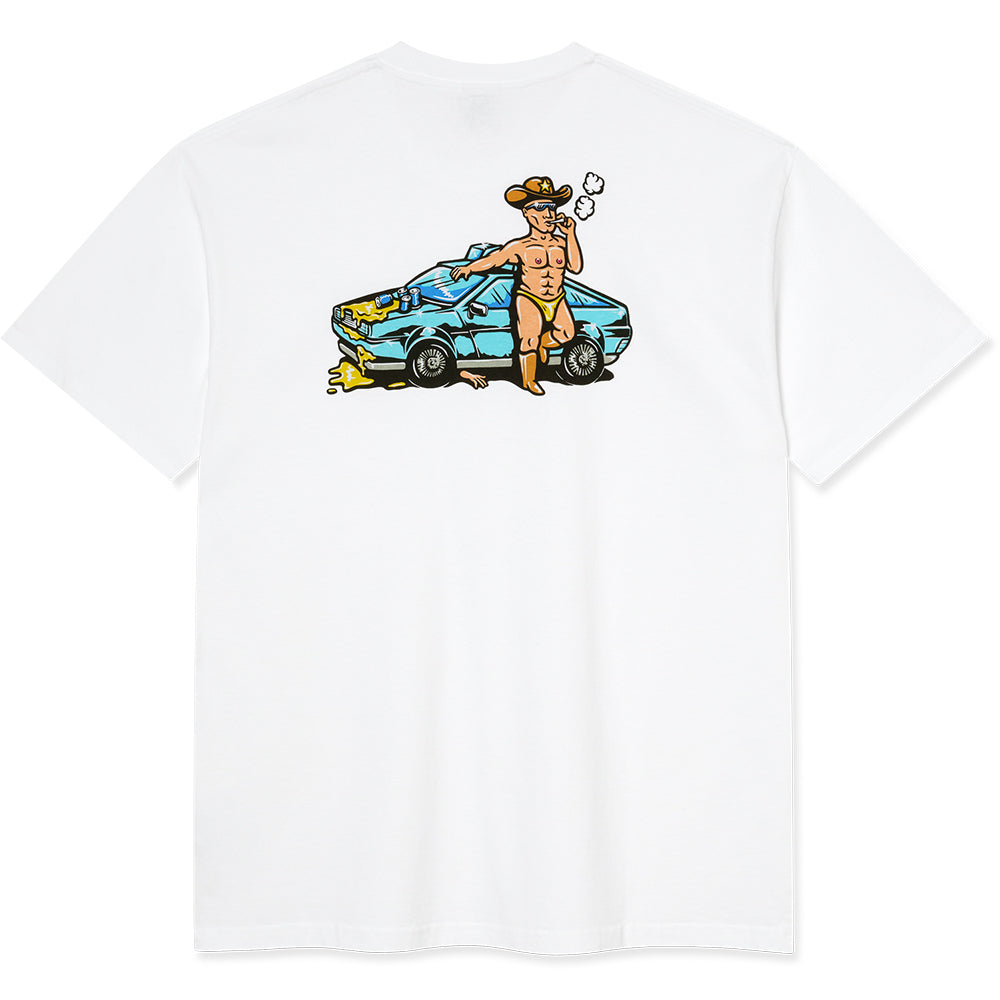 Polar Skate Co Cowboy Cop Tee White