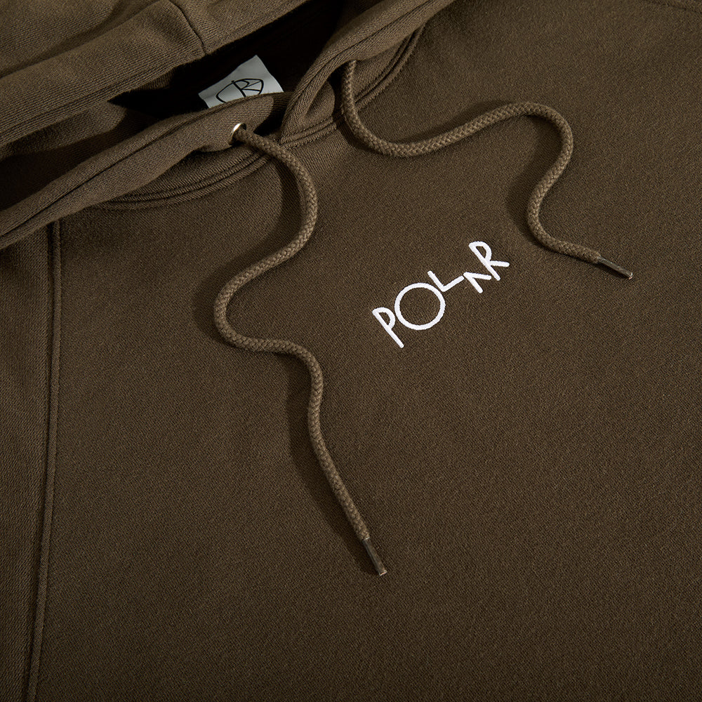 Polar Skate Co Default Hoodie Brown