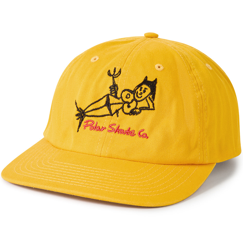 Polar Skate Co Devil Woman Michael Cap Yellow