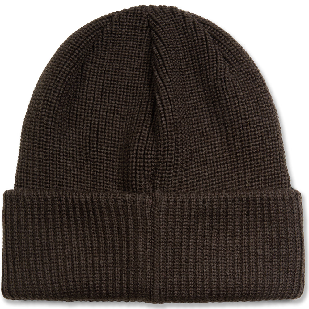 Polar Skate Co Double Fold Merino Beanie Brown