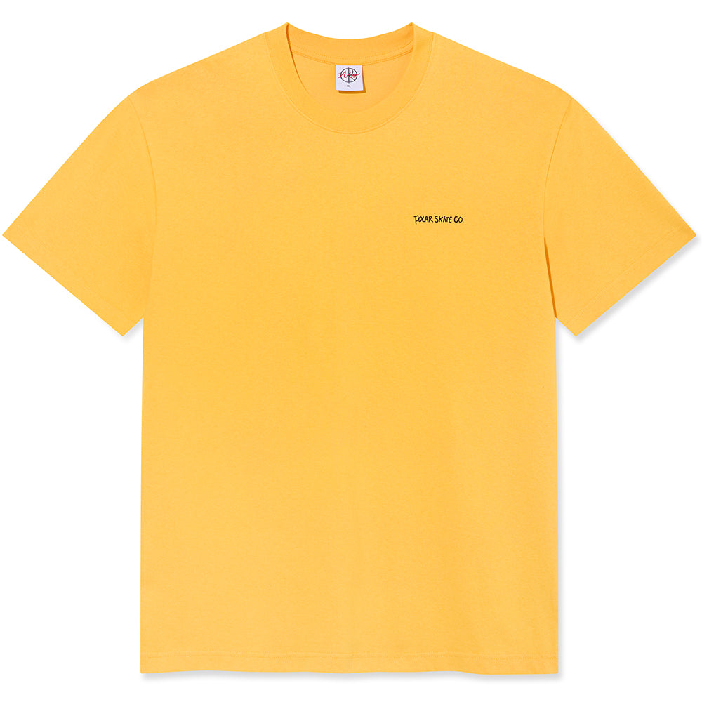 Polar Skate Co Dual Living Tee Yellow