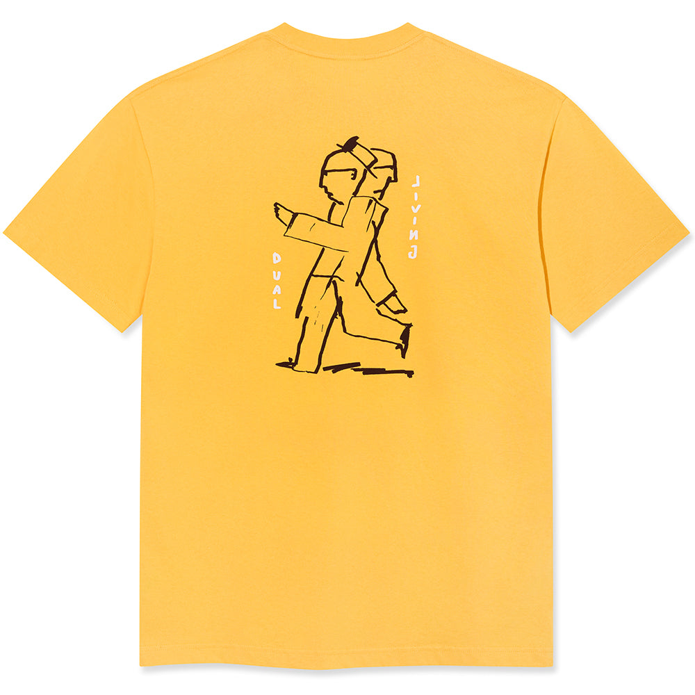 Polar Skate Co Dual Living Tee Yellow