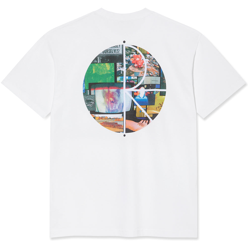 Polar Skate Co Fill Logo Ourselves Collage Tee White