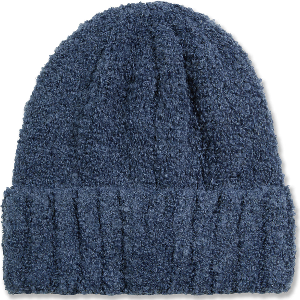 Polar Skate Co Fluff Beanie Blue Melange