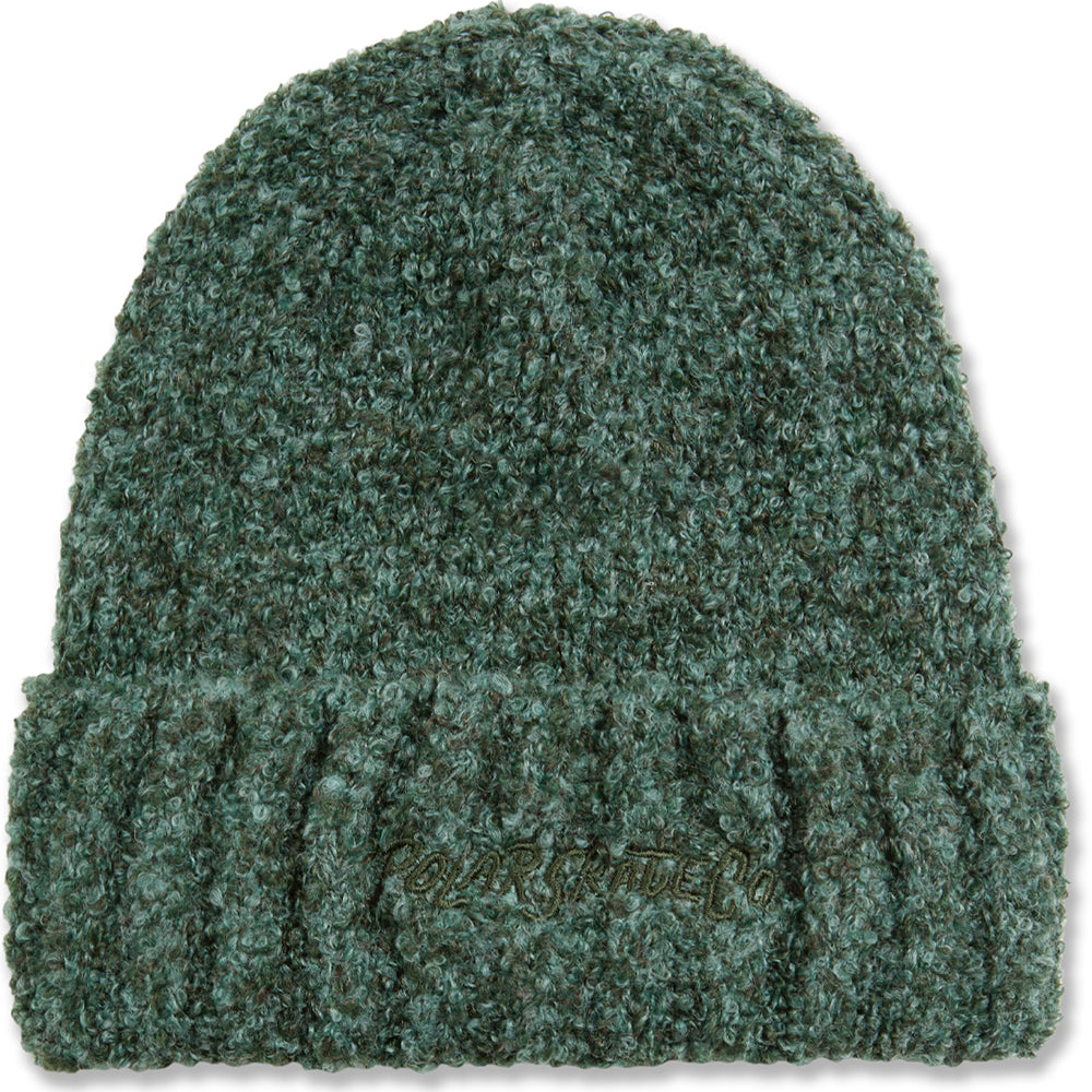 Polar Skate Co Fluff Beanie Grey Green