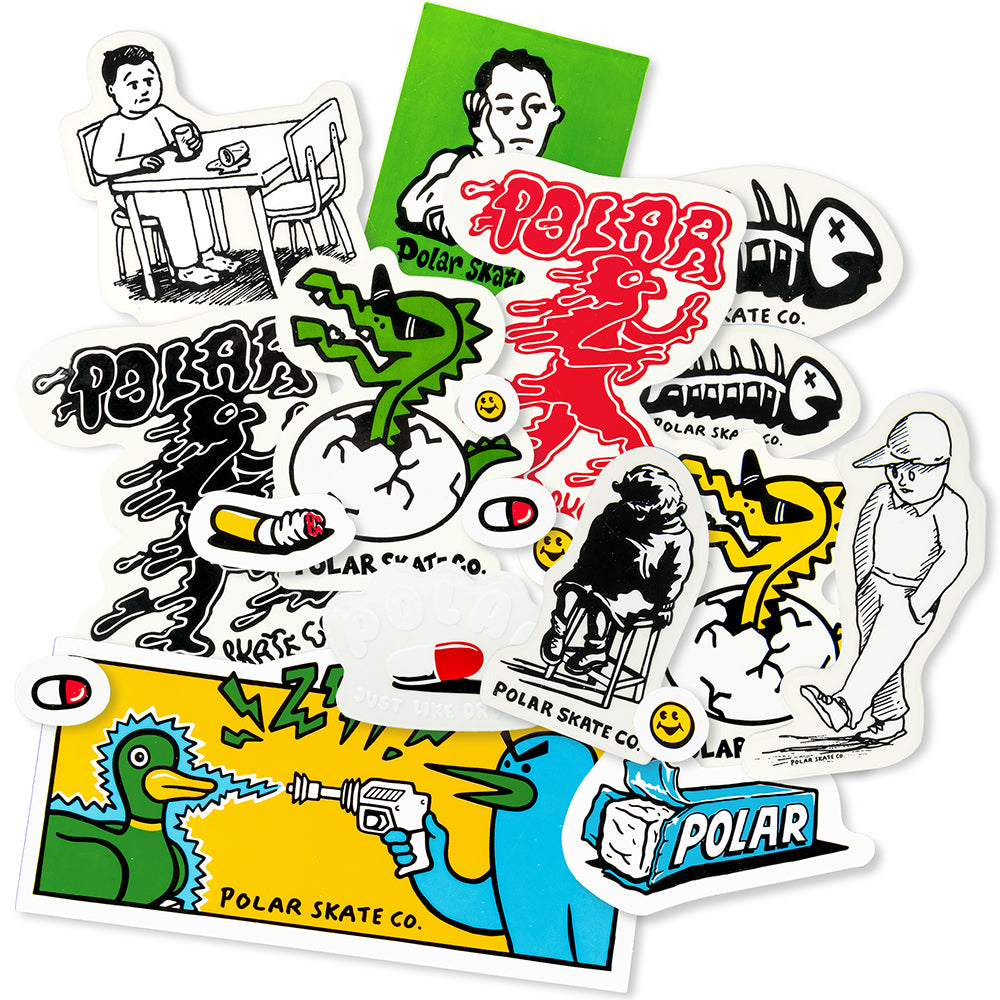 Polar Skate Co Jacob's Corner Sticker Pack