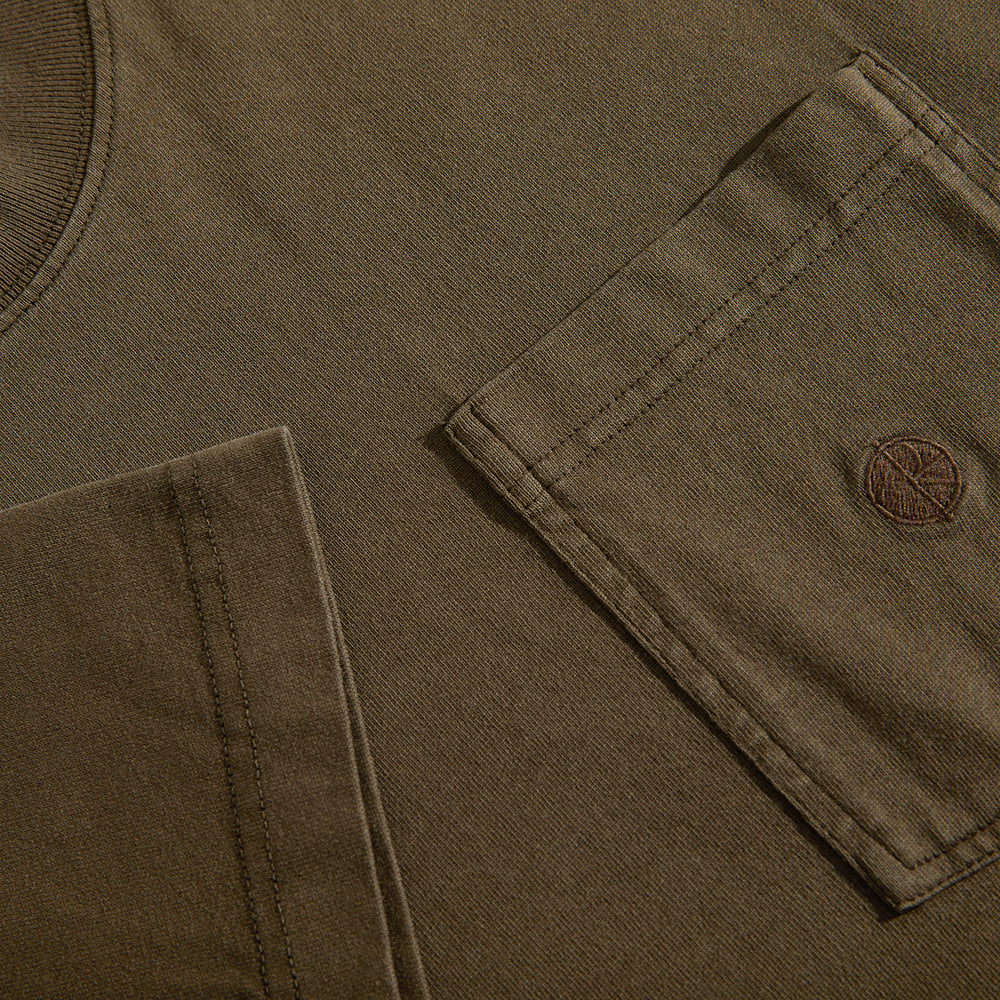 Polar Skate Co Pocket Tee Brown