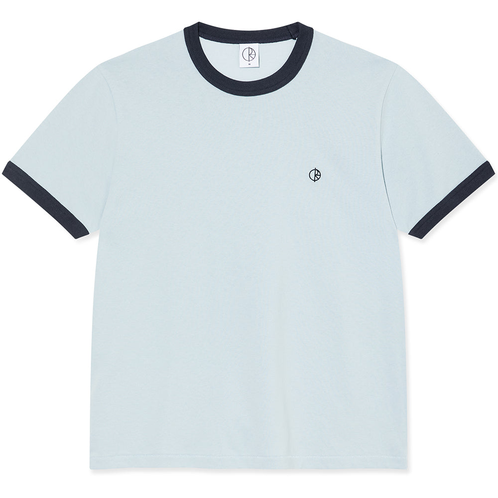 Polar Skate Co Ringer Tee Light Blue/Navy