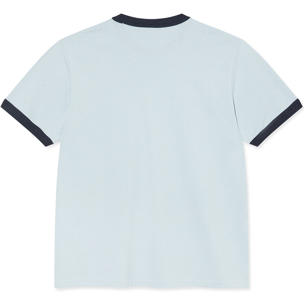 Polar Skate Co Ringer Tee Light Blue/Navy