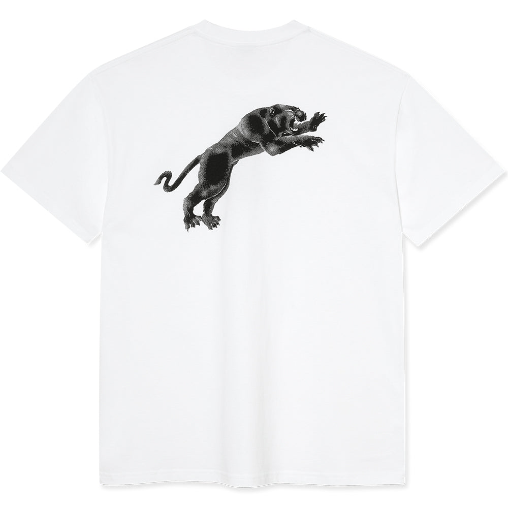 Polar Skate Co Tape and Panther Tee White