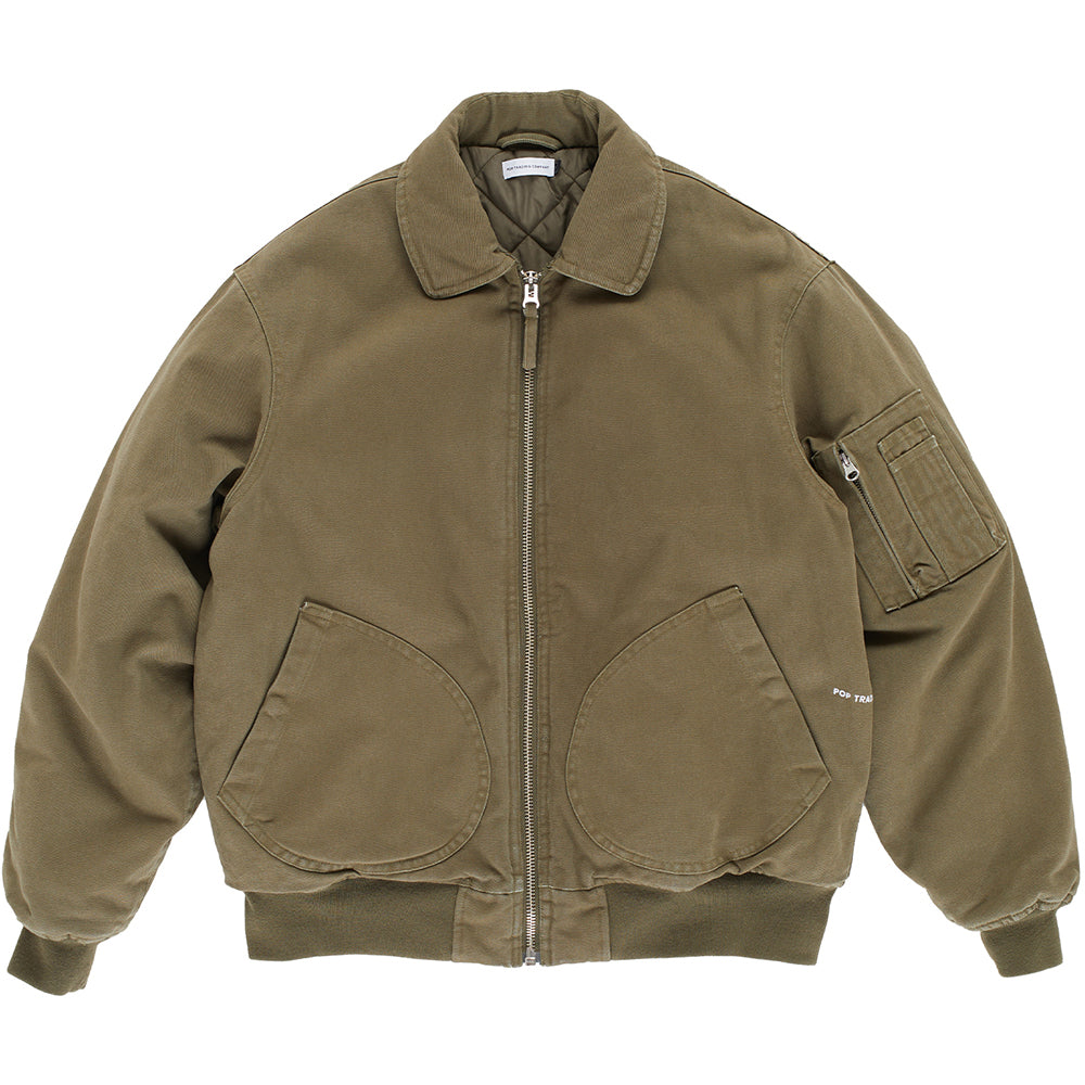 Pop Trading Company Flight Jacket Four Leaf Clover