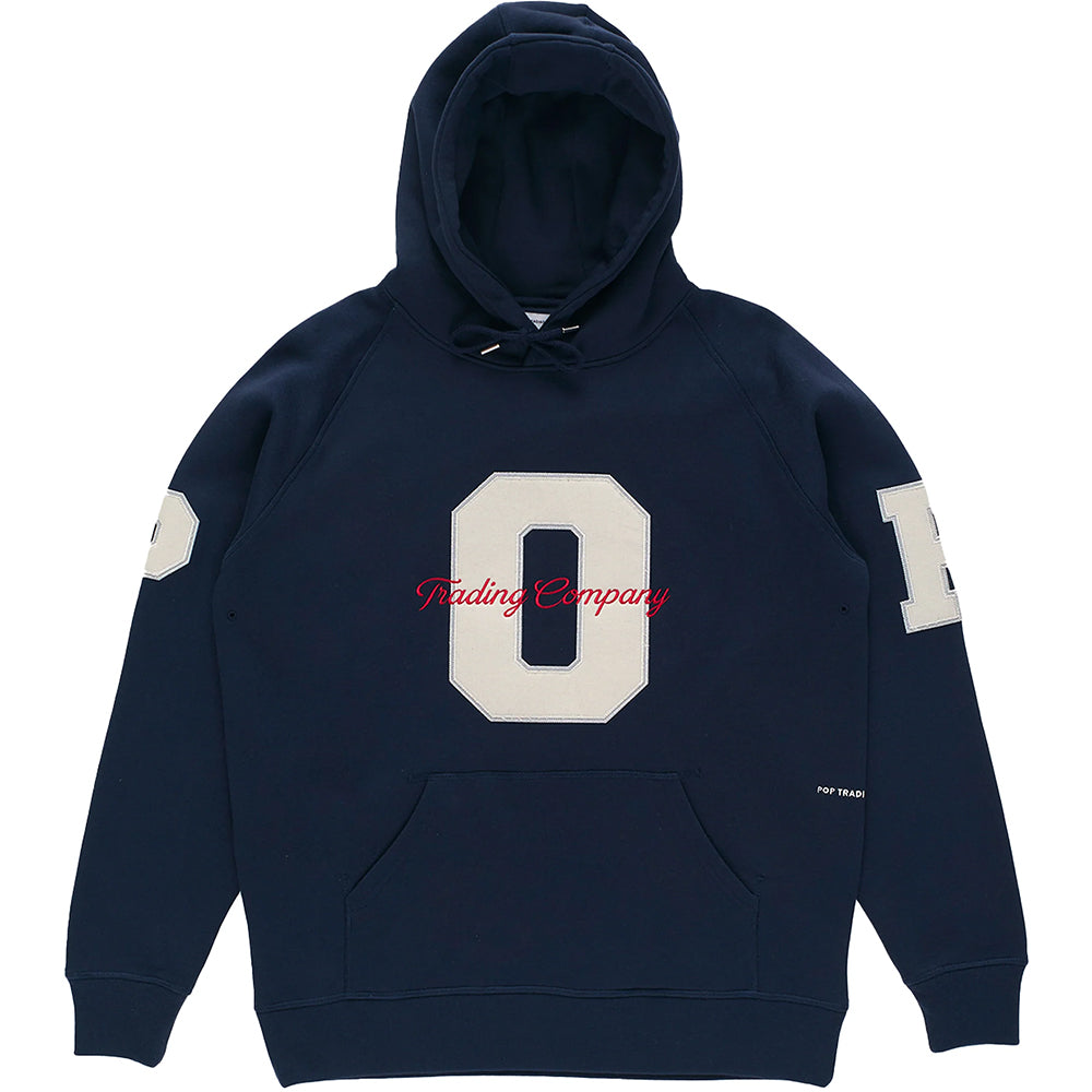 Pop Trading Company Football Hooded Sweat Navy