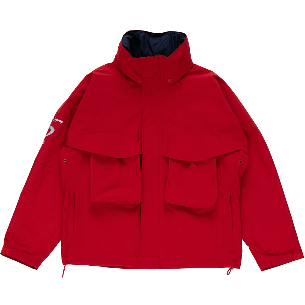 Pop Trading Company Nautical Jacket Haute Red