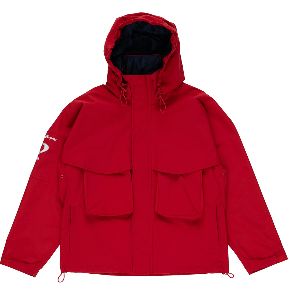 Pop Trading Company Nautical Jacket Haute Red