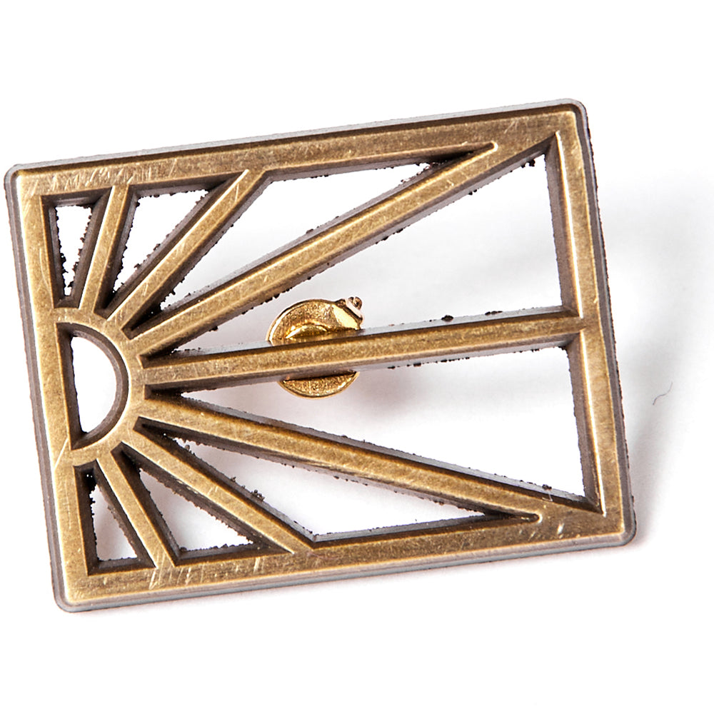 Rassvet Logo Pin Gold