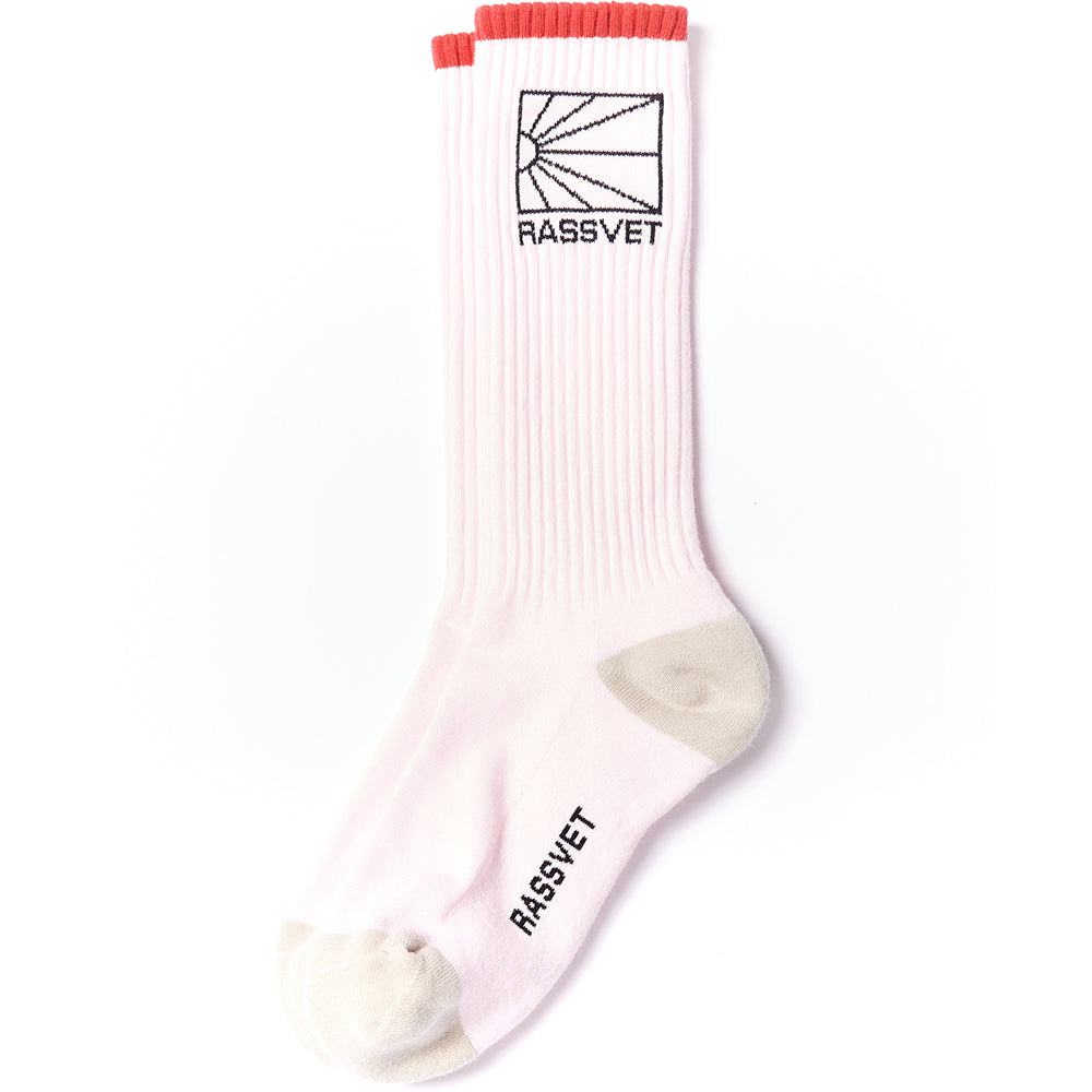 Rassvet Logo Socks Pink