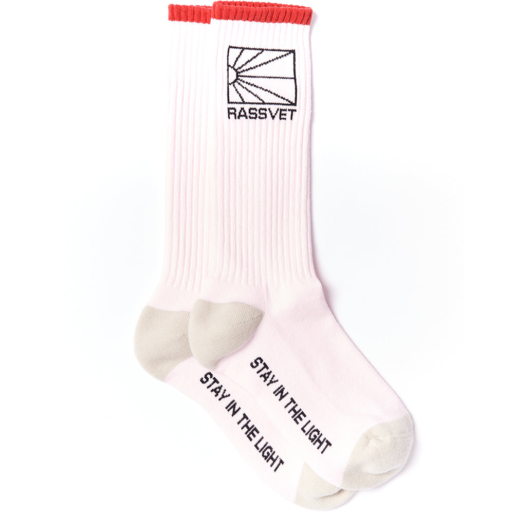 Rassvet Logo Socks Pink