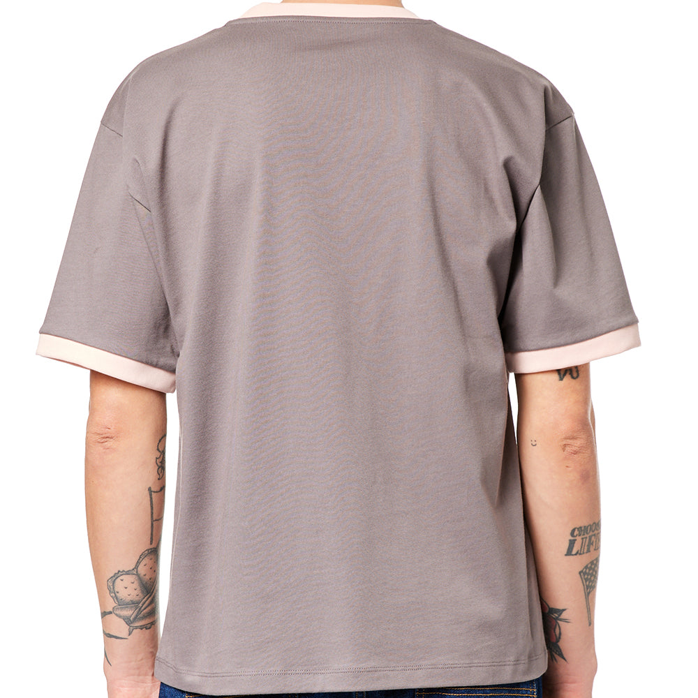 Rassvet Welcome Back Ringer Tee Shirt Dark Grey