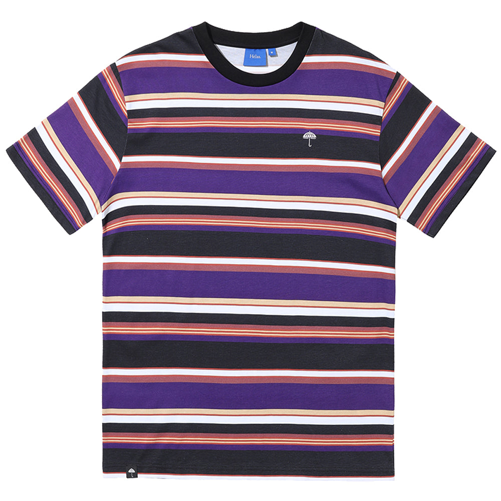 Hélas Rayures Tee Purple/Black