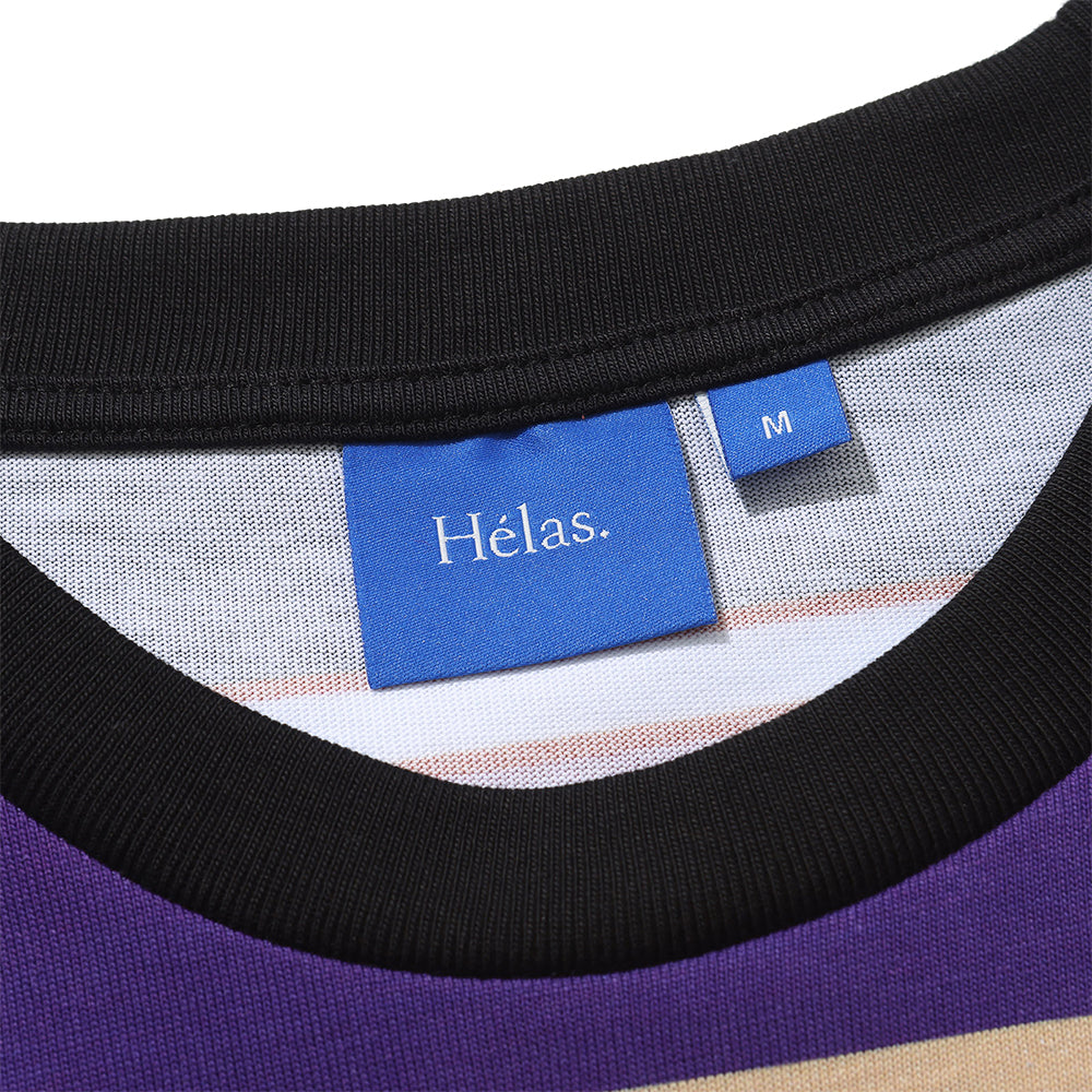 Hélas Rayures Tee Purple/Black