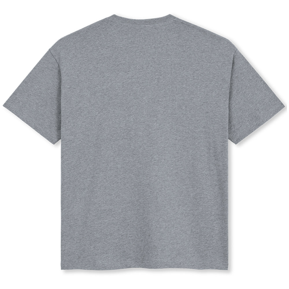 Polar Skate Co Skeleton Kid Tee Heather Grey