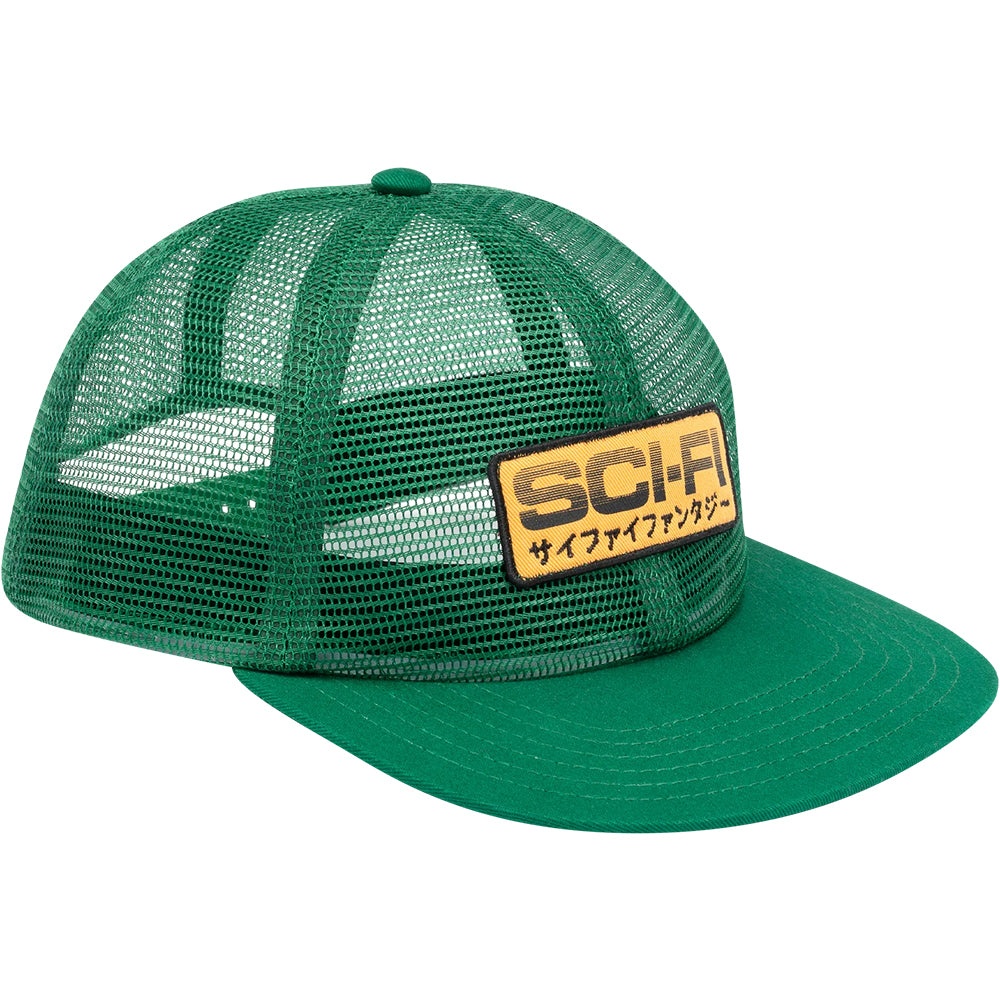 Sci-Fi Fantasy Mesh Hat Green