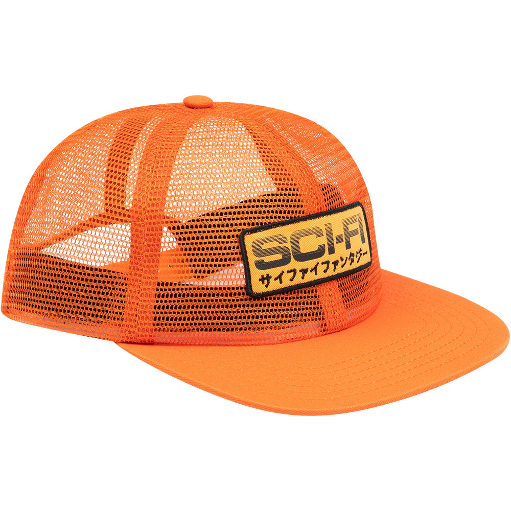 Sci-Fi Fantasy Mesh Hat Orange