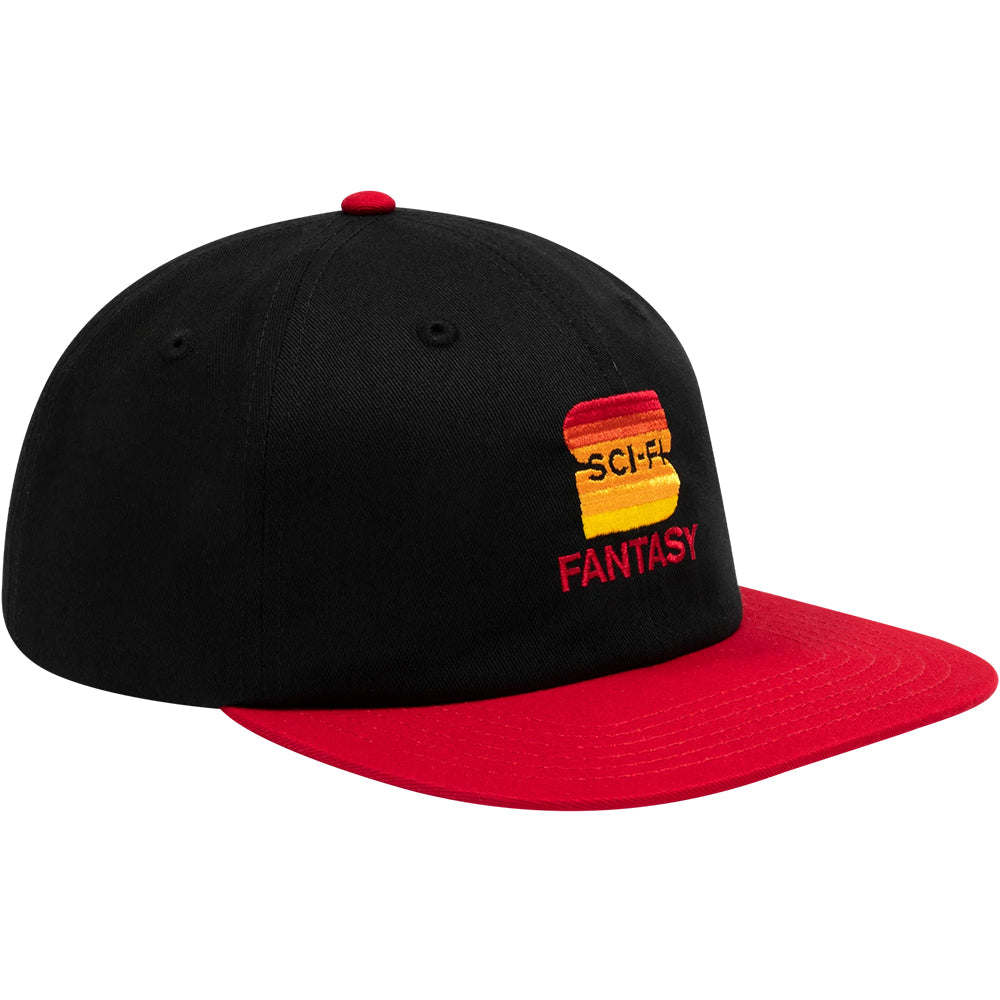 Sci-Fi Fantasy "S" Hat Black/Red