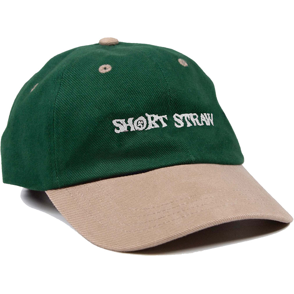 Short Straw Cap Green/Taupe